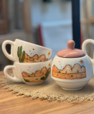 ست چای خوری طرح کویر