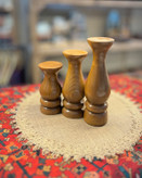 ست جاشمعی چوبی
