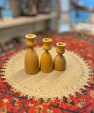 ست جاشمعی چوبی