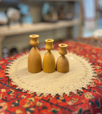 ست جاشمعی چوبی